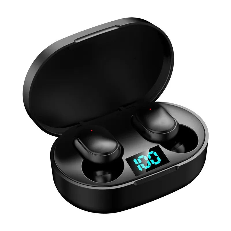 E6S Wireless Bluetooth Earphones TWS Bluetooth Headset Wireless Earbuds Noise Cancelling Earphones with Mic Headphones Sport